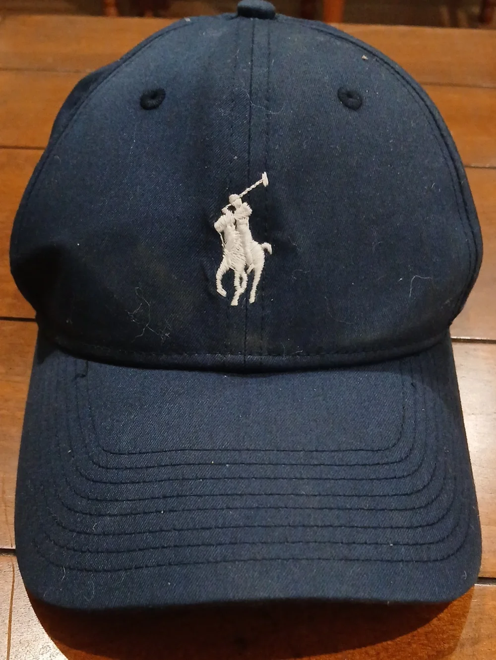 Polo by Ralph Lauren Navy Embroidered Polo Player Cap